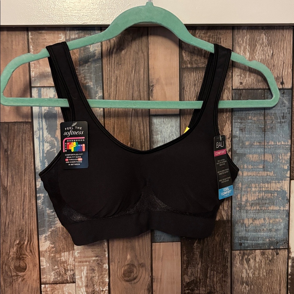 Bali Black Cool Comfort Bra